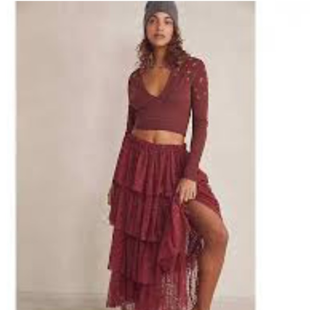 💕Let’s Go Girls Convertible Slip in Rosewood XS